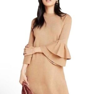 ❤️ Anthropologie Bell Sleeve Sweater Dress Size XS
